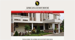 Desktop Screenshot of africanaguesthouses.com